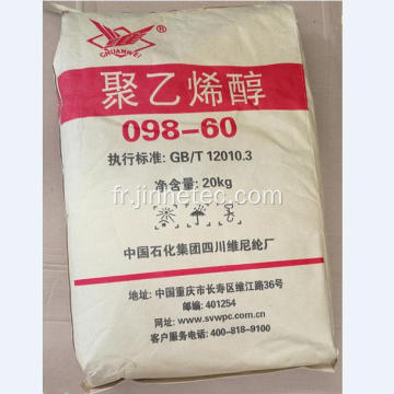 Alcool cyanoéthyl polyvinyl Kuraray 217 pour le textile